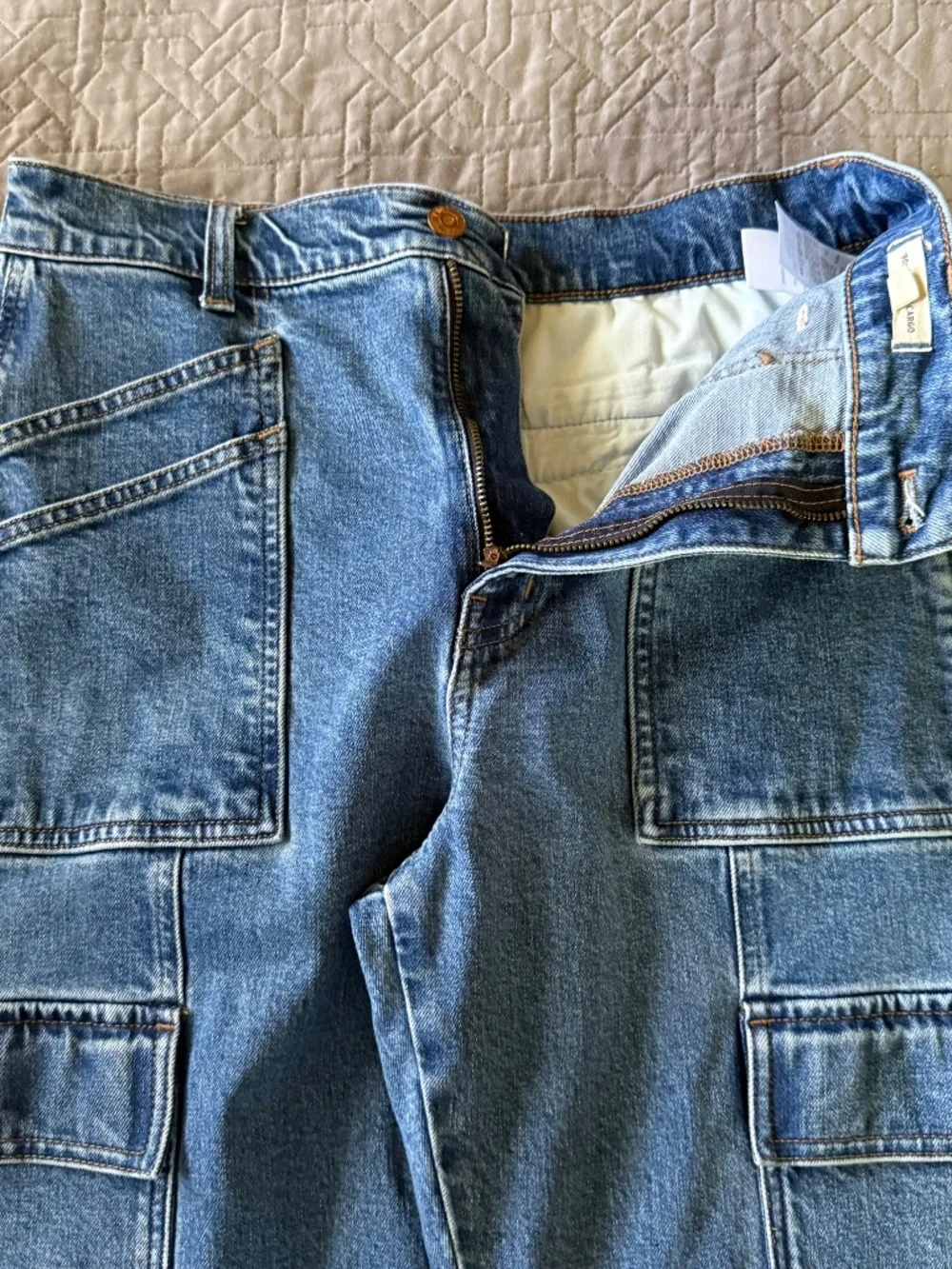 Madewell 90's Straight Cargo Utility Jeans Size 28